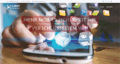 Desktop Screenshot of linet-services.de